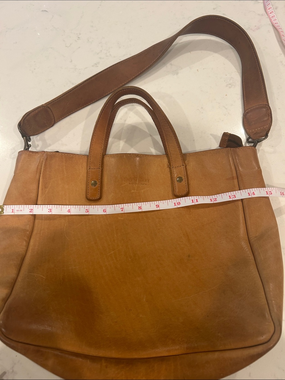 Parker Tan Leather purse - Picture 6 of 8